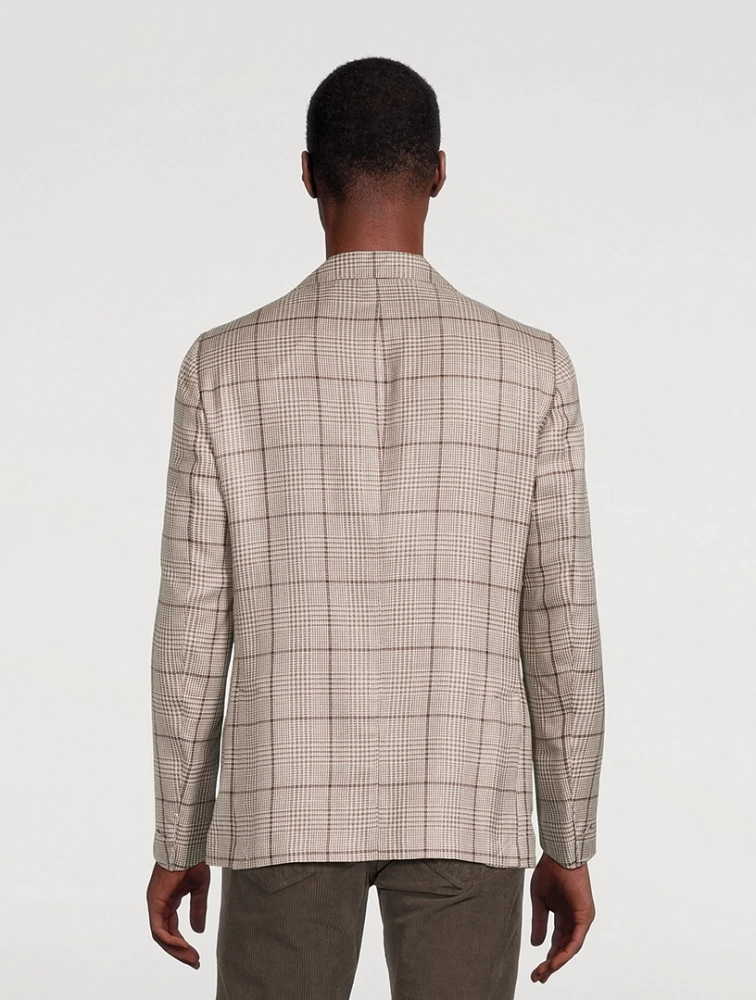Wool Silk And Linen Jacket