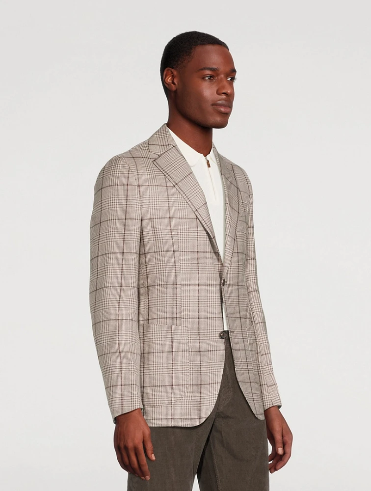Wool Silk And Linen Jacket