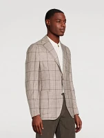 Wool Silk And Linen Jacket