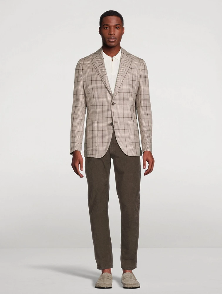 Wool Silk And Linen Jacket