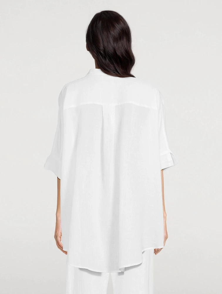 Lula Cotton And Linen Shirt