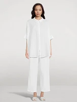 Lula Cotton And Linen Shirt