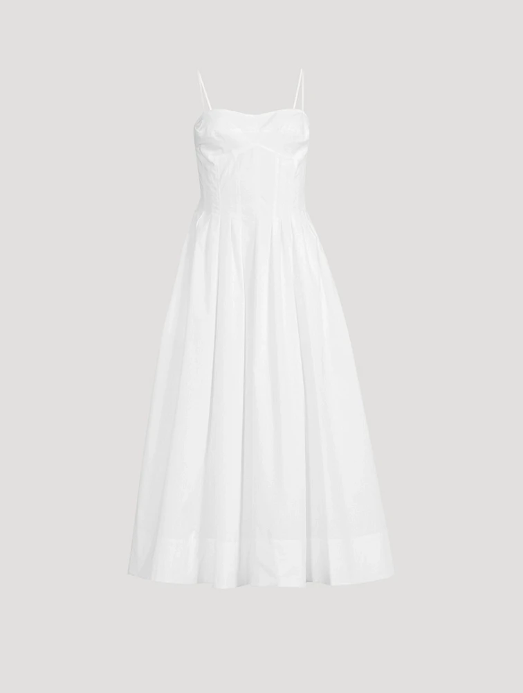 Kittiya Poplin Midi Dress