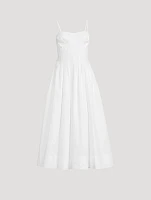 Kittiya Poplin Midi Dress