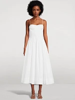 Kittiya Poplin Midi Dress