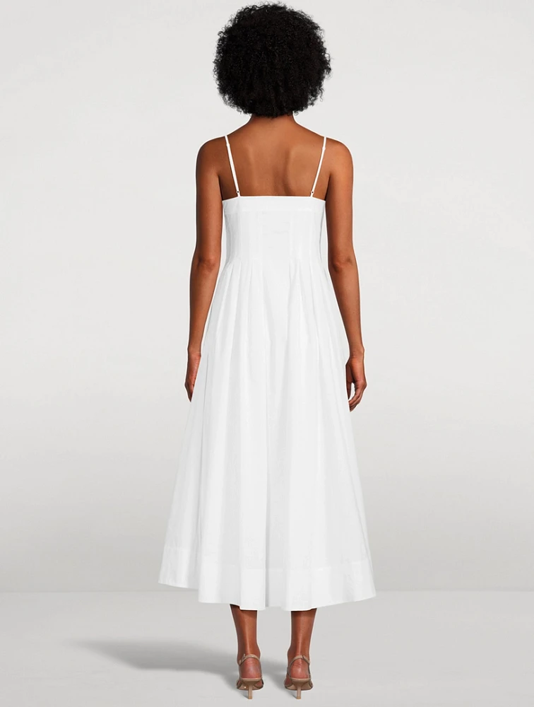 Kittiya Poplin Midi Dress