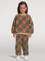 Check Fleece Sweater