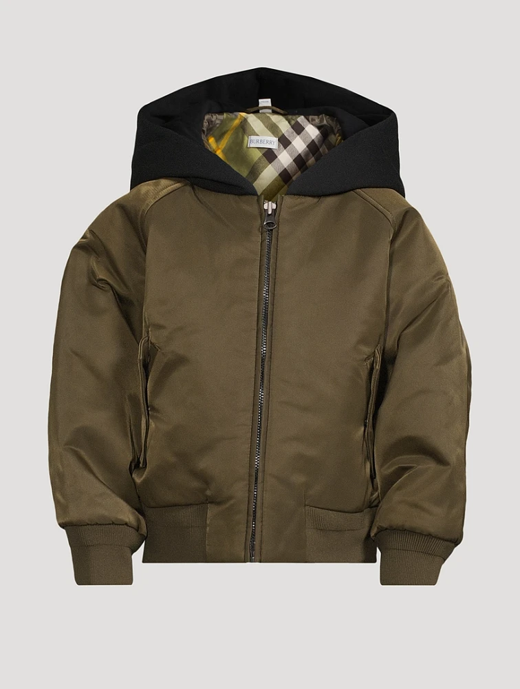 Nylon Bomber Jacket