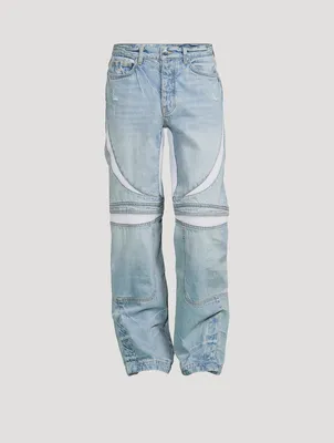 MX-3 Cotton Straight-Leg Jeans