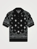 Bandana Short-Sleeve Polo Shirt