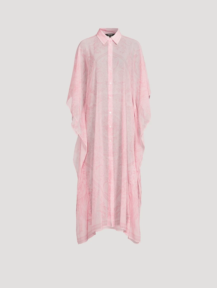 Chiffon Cover-Up In Barocco Print