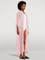 Chiffon Cover-Up In Barocco Print