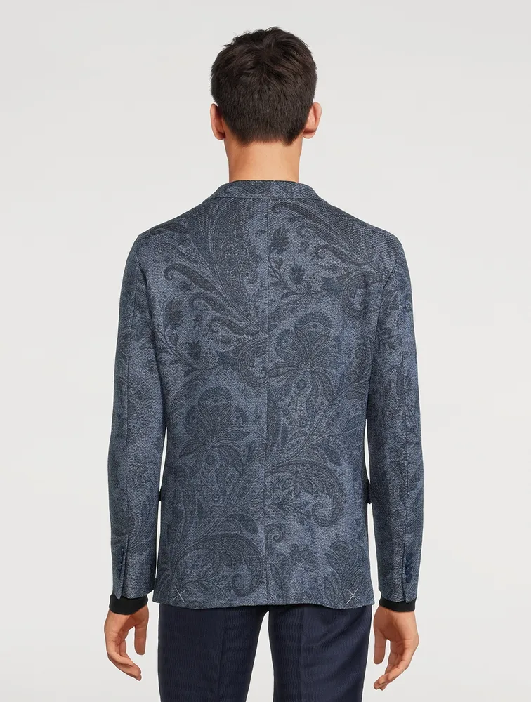 Cotton Jacket Paisley Print