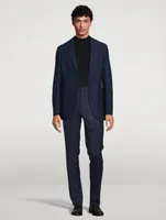 Wool Jacquard Pants