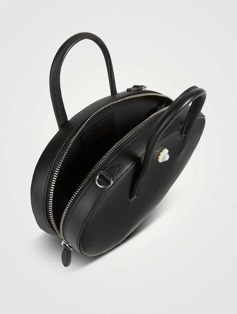 Leather Egg Case Bag