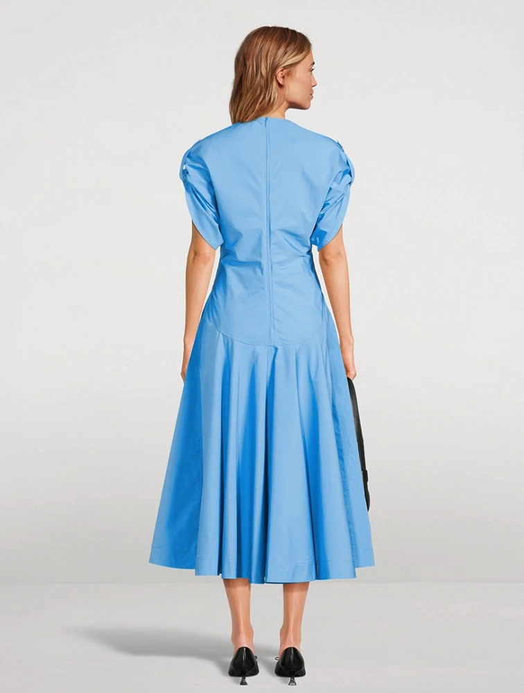 Poplin Midi Dress