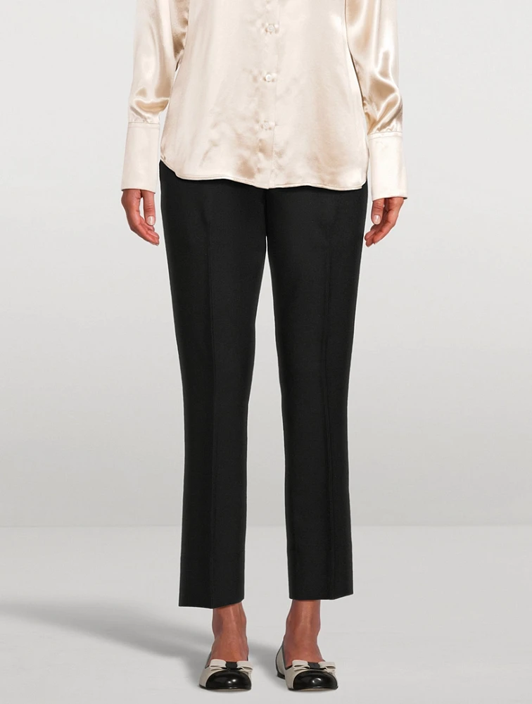 Straight-Leg Trousers