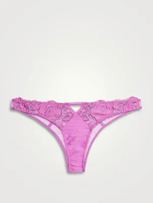Rose Logo Embroidery Cheeky Brief