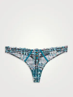 Gabrielle Embroidery Thong