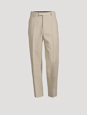 Bonded Washed Linen Pants