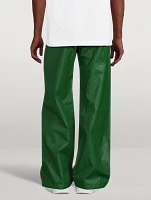 Coated Linen Pants