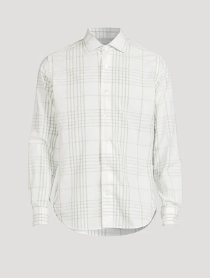 Washed Dandy Cotton And Linen Shirt