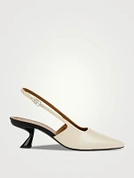 Neve Leather Slingback Pumps