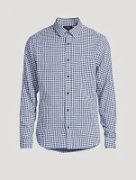 Cotton Long-Sleeve Shirt Mojave Plaid Print