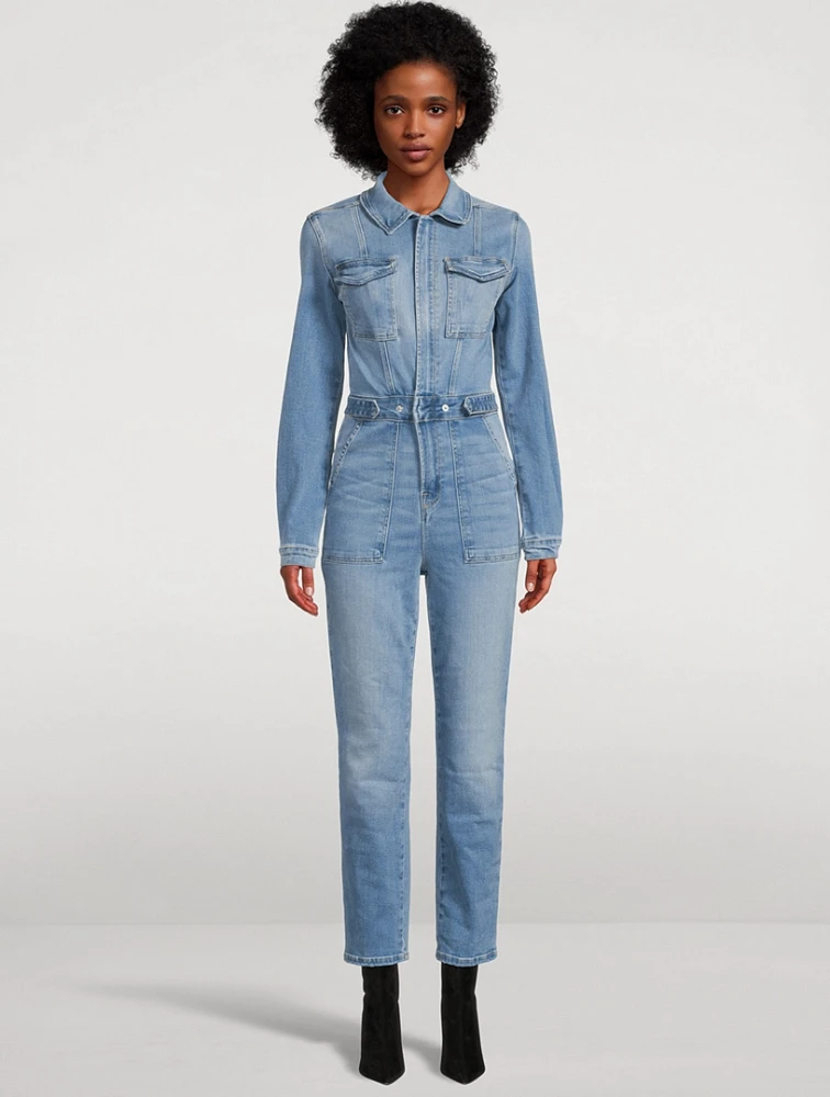 Fit For Success Denim Jumpsuit