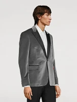 Cotton Two-Button Evening Jacket