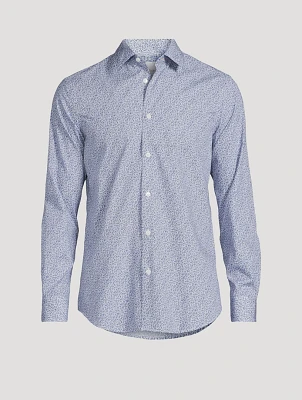 Organic Cotton Tailored Shirt Floral Print