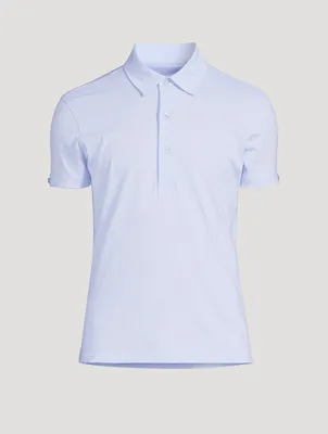 Sebastian Cotton And Silk Tailored Polo Shirt