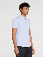 Sebastian Cotton And Silk Tailored Polo Shirt