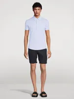 Sebastian Cotton And Silk Tailored Polo Shirt