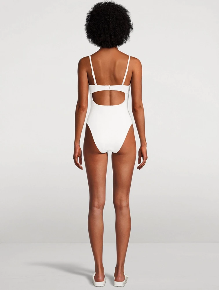 Compression One-Piece Swimsuit