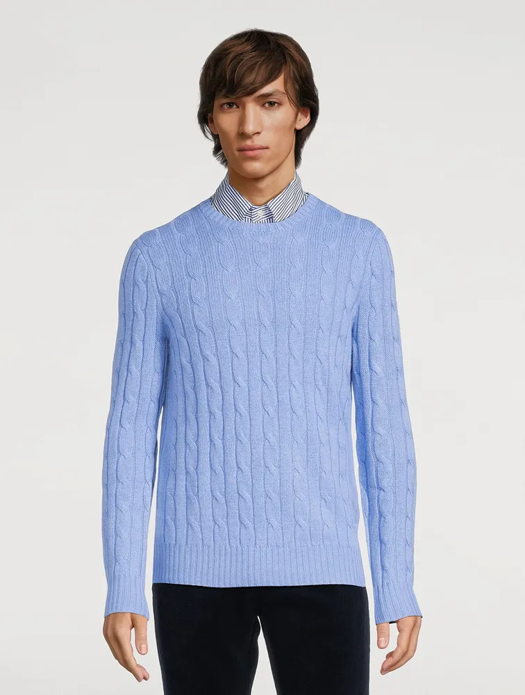 Cashmere Cable-Knit Sweater