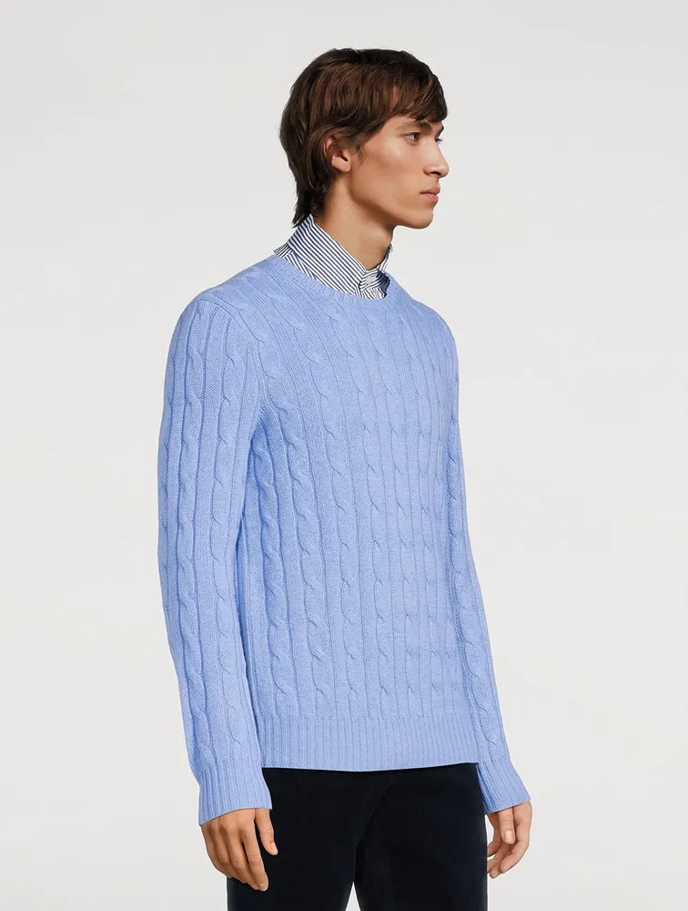 Cashmere Cable-Knit Sweater