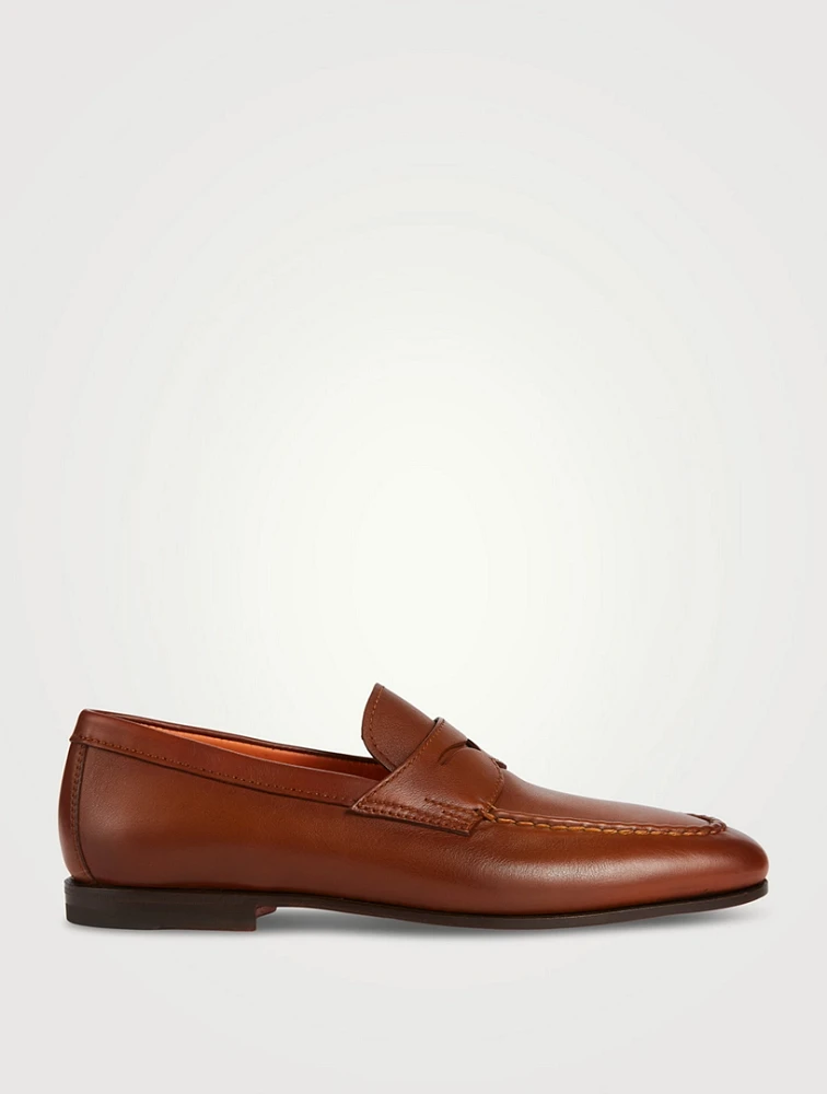 Carlos Leather Penny Loafers