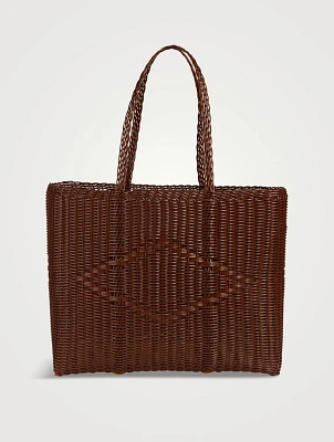 Large Basket Tote Bag