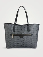 Monaco Coated Canvas Tote Bag