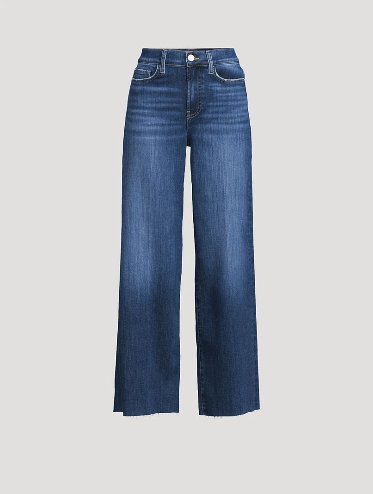 Le Slim Palazzo Wide-Leg Jeans