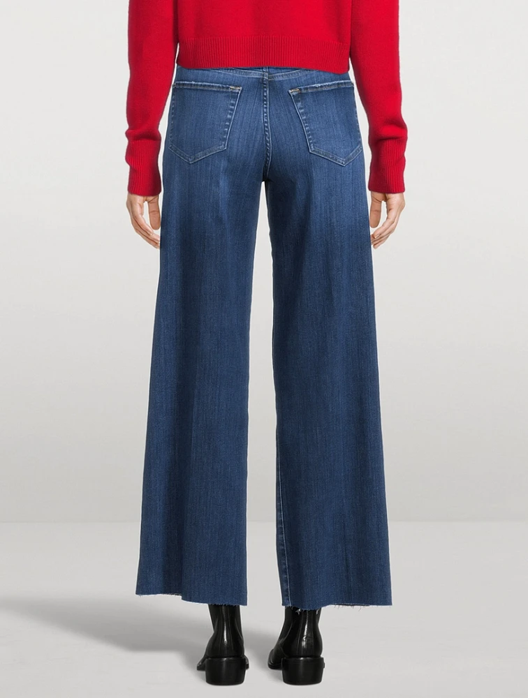 Le Slim Palazzo Wide-Leg Jeans