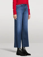 Le Slim Palazzo Wide-Leg Jeans