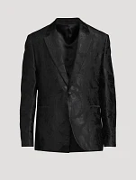Barocco Jacquard Wool-Blend Jacket