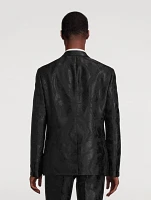 Barocco Jacquard Wool-Blend Jacket