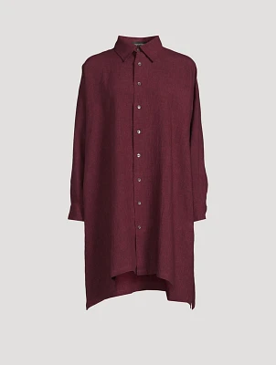 Longline Linen Shirt