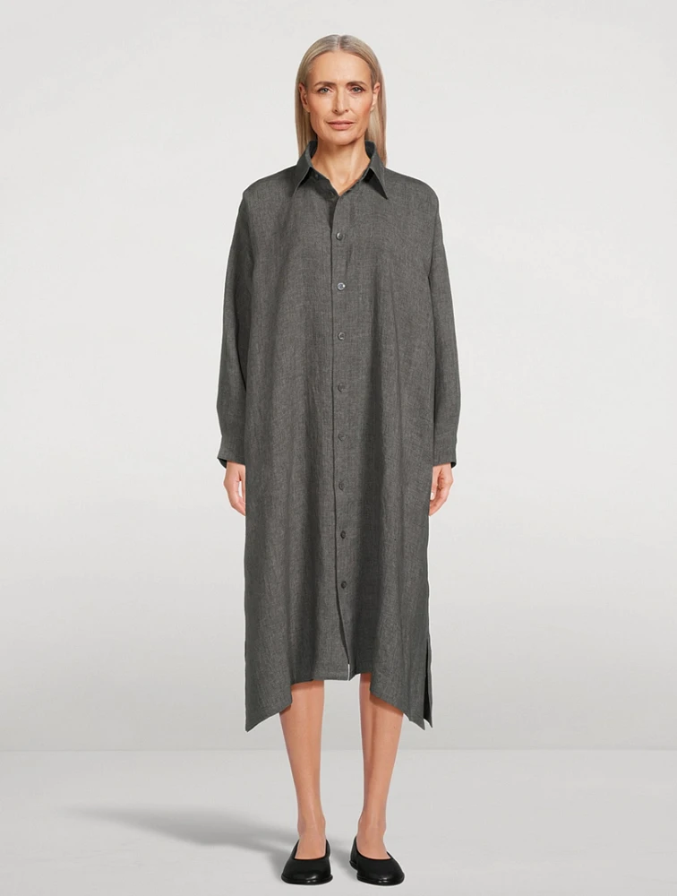 Linen Shirt Dress