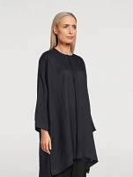 Longline Linen Blouse