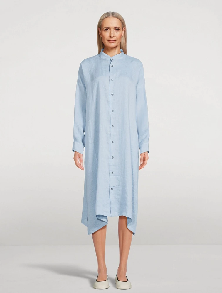 Linen Shirt Dress