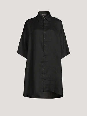 Longline Linen Shirt